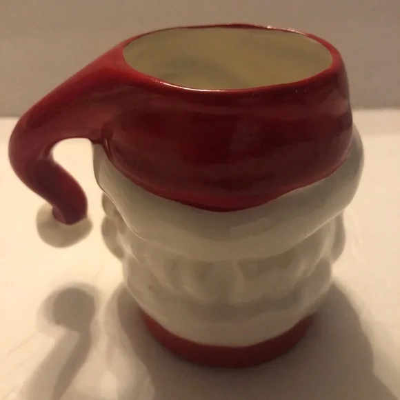 Vintage Ceramic Winking Santa Hot Chocolate/Coffee Mug Christmas Decor MCM 1960s - Picture 2 of 6